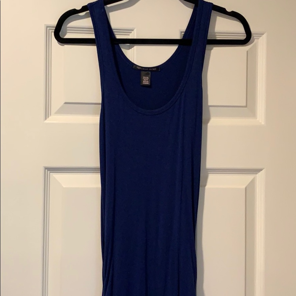 Victoria’s Secret Navy Blue Fitted Maxi Dress